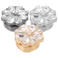 thumbnail image 1 of 3 gemelos de acero inoxidable para mujer, ideales para negocios o bodas, para ocasiones formales, 1 of 8