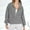 Grey, variant on Women 2 Piece Outfits Sweatshirt Quarter Zip V Neck Long Sleeve Pullover Top Shorts Pajamas Tracksuit Sets Active Graphic Sweat Shirts Women Ladies Zip up Hoodie Ladies Athletic Hoodies Knit Sleeve