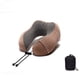 thumbnail image 1 of Almohada de viaje, almohada de espuma viscoelástica con soporte para la cabeza de 360 grados, cómoda almohada de avión con bolsa de almacenamiento, almohada de viaje ligera para dormir, coche, tren, a, 1 of 5