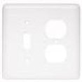 thumbnail image 2 of BRAINERD 64363 Stamped Steel Single Toggle Switch/Duplex Outlet Wall Plate / Switch Cover, White, 2 of 3