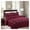 Burgundy, variant on Embroidery Quilt Set 3 Piece Turquoise Queen Lightweight Bedspread Coverlet - 100% Polyester Decorative Quilted Bedding for Bedroom, Floral Stitching
