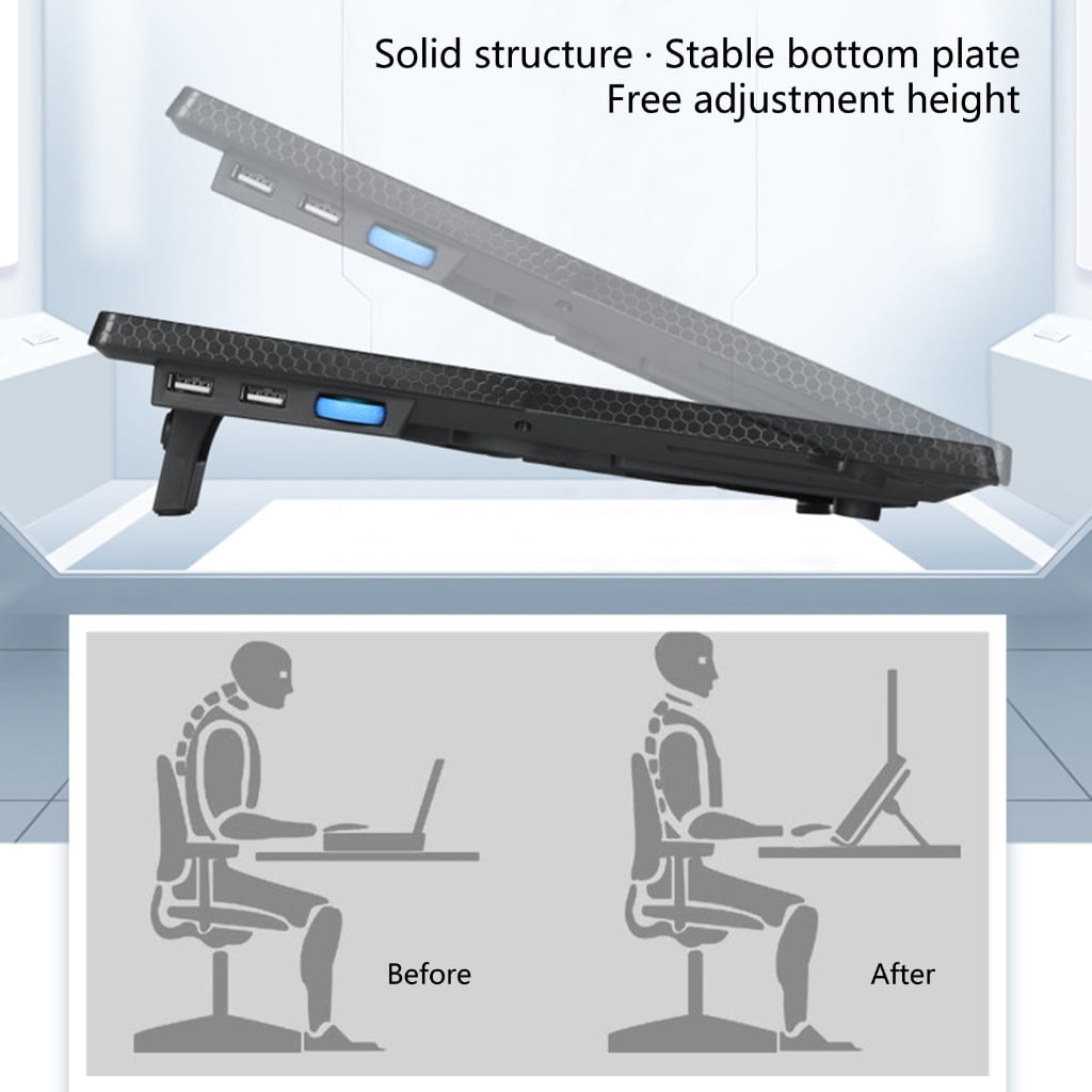 Zeiwohndc Gaming Laptop Coolers Laptop Fan Cooling Stand Quiet Cooling Fan for Laptop