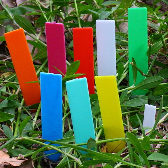 Worgeous 200Pcs Writable Plastic Plants Mark Durable Simple Plants Label (Random Color)