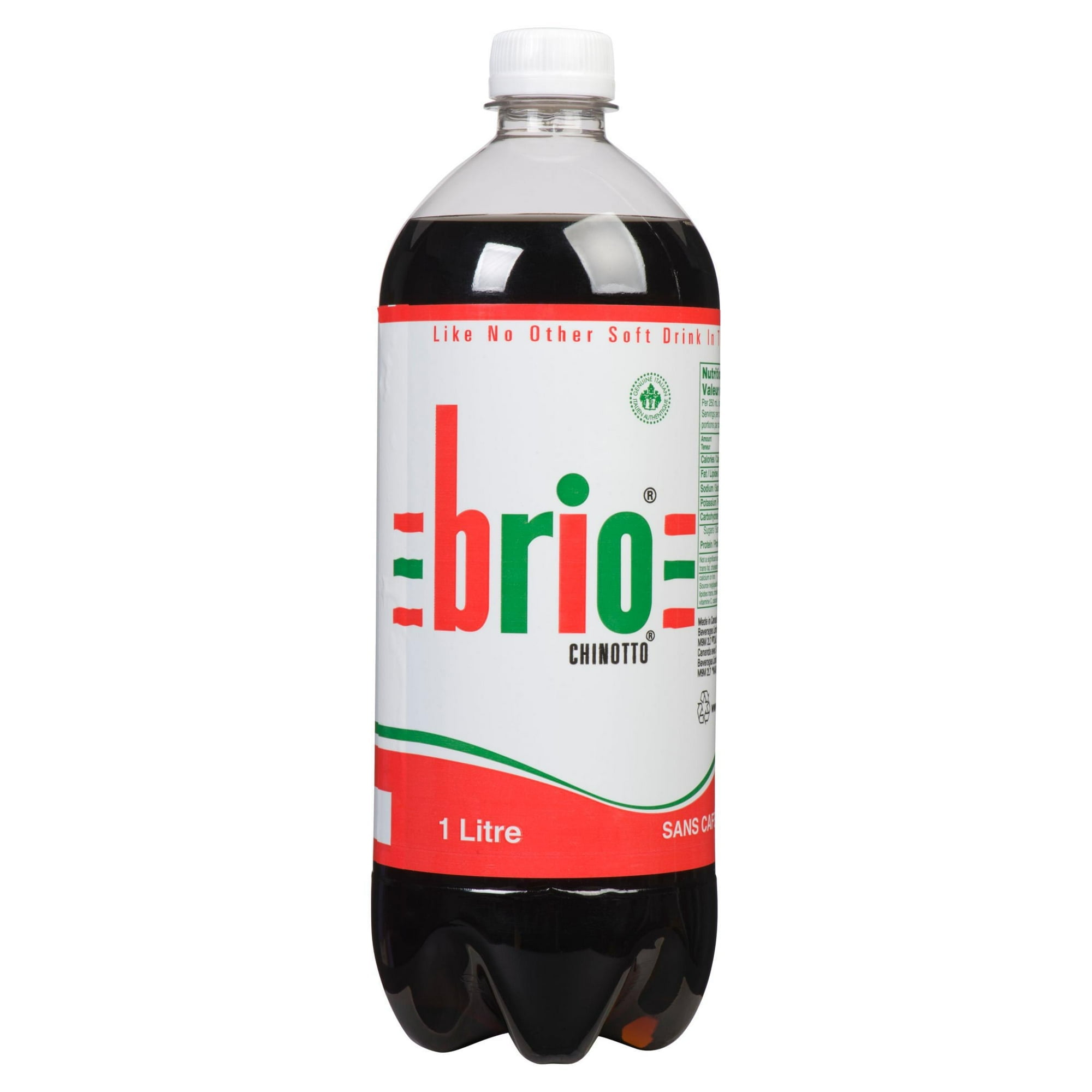 Brio Chinotto Carbonated Soft Drink, 1 L