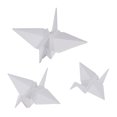 thumbnail image 4 of CRAFTHROU 3Pcs Landscape Fillers White Paper Crane DIY Modeling Kit for Friends Family DIY Projects, 4 of 7