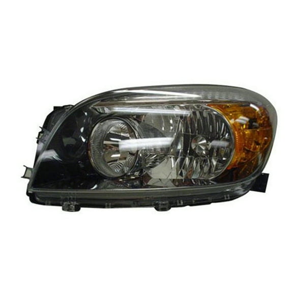 KAI New CAPA Certified Standard Replacement Driver Side Headlight Lens And Housing, Fits 2006-2008 Toyota Rav4