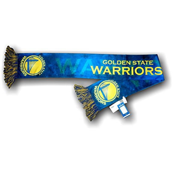 FOCO NBA Golden State Warriors Wordmark Printed Scarf 66"