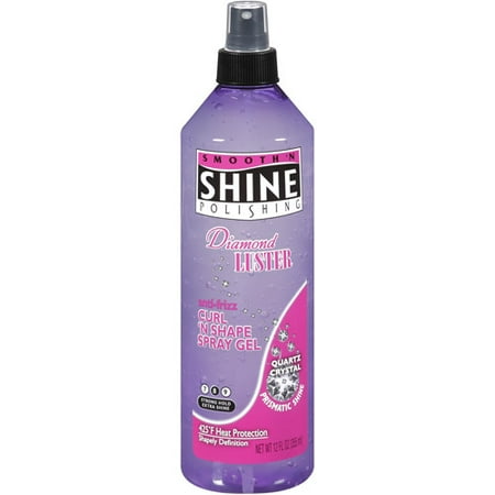Smooth 'N Shine Diamond Luster Curl 'N Shape Spray Gel, 12 fl oz