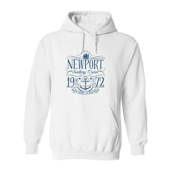 Newport Sailing Crew Hoodie Men -Image by Shutterstock, Male Medium