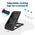thumbnail image 2 of PetSafe Happy Ride Side Door Dog Stairs for Cars & SUVs, Foldable Back Seat Dog Steps with 3 Heights, 2 of 2