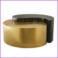thumbnail image 3 of Black & Gold Ying Yang Iron Coffee Table for Modern Living Room – Durable, Stylish Focal Point, 3 of 8