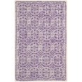 thumbnail image 2 of Safavieh Cambridge Collection CAM123K Handmade Moroccan Premium Wool Area Rug, 6' x 9', Purple / Ivory, 2 of 4