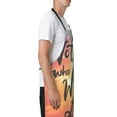 thumbnail image 3 of Pofeuu Not All Who Wander Are Lost Print Waterproof Apron with Pockets Adjustable Cooking Aprons Kitchen Bib for Baking Household Cleaning, 3 of 8