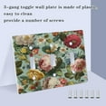 thumbnail image 5 of Floral Pattern with Roses Decorative Light Switch Plates Switch Cover Decorative Wall Plates Ideal for Living Room Kitchen Bedroom and Study, 5 of 8