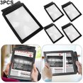 thumbnail image 1 of Borde Mano Superficie Suave A4 Lectura para Personas Mayores Lupa 3x Lupa Portátil Ultrafina PVC Plana Página Completa, 1 of 6