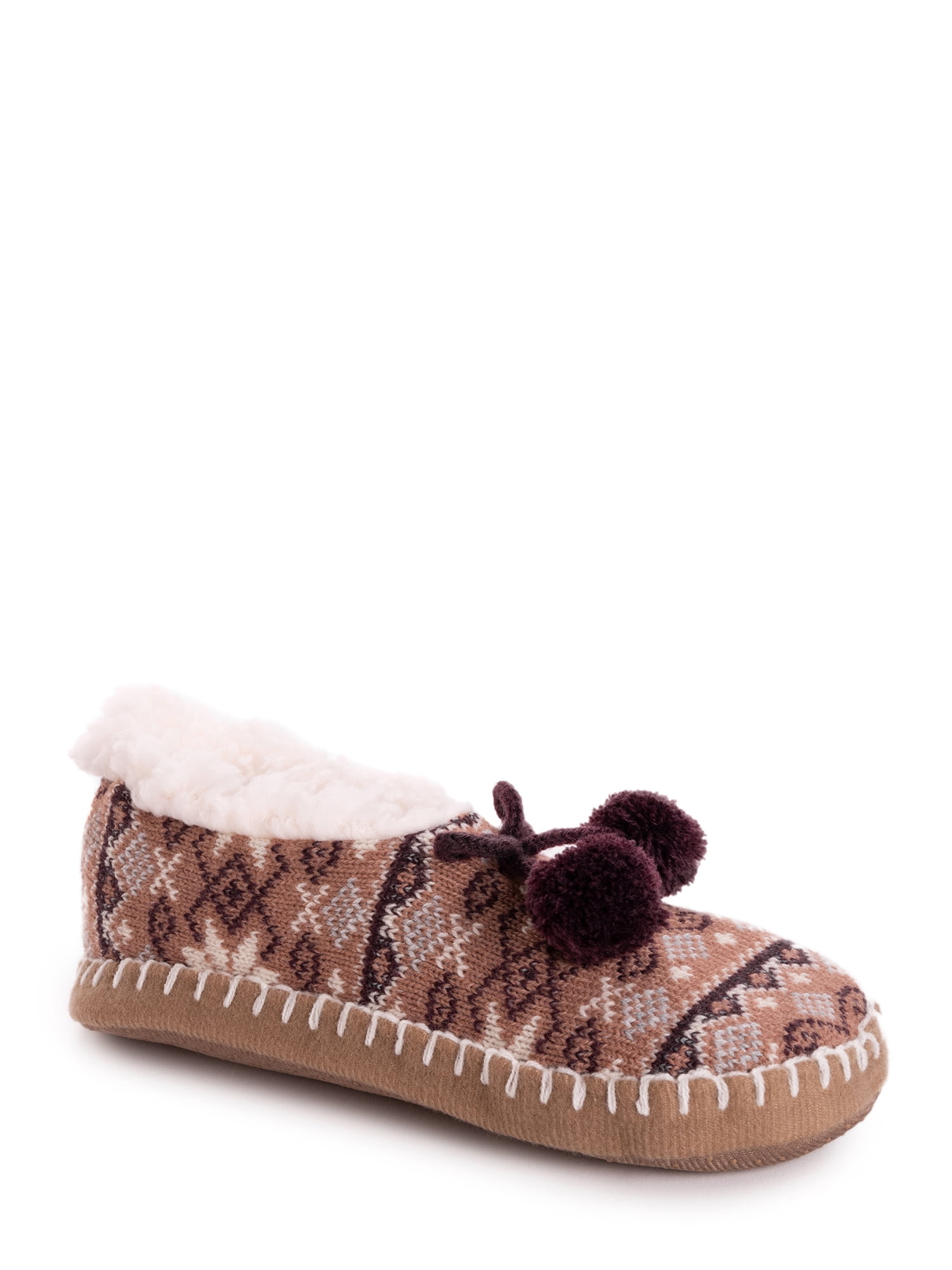 muk luks pom ballerina slippers