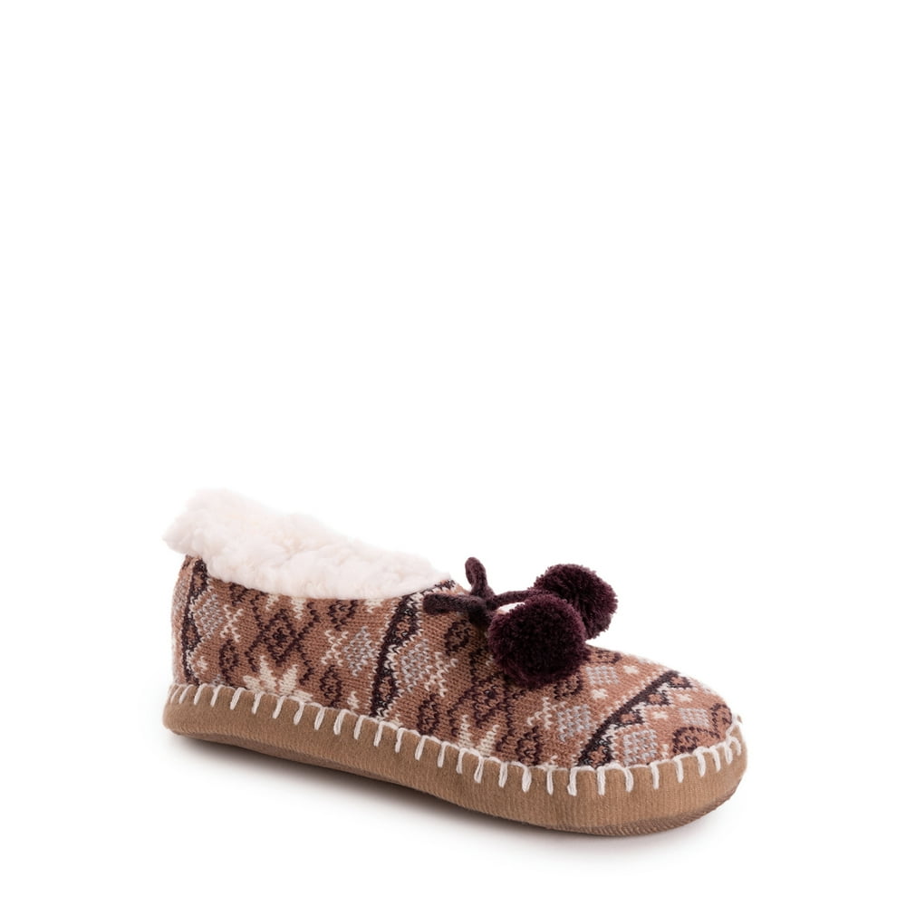 muk luks pom ballerina slippers