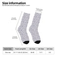 thumbnail image 2 of Disketp Blue Dandelion Unisex Crew Socks Lightweight Breathable Ventilation Ankle Socks, Mid-calf socks for Daily, 2 of 6