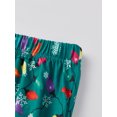 thumbnail image 6 of AIGUR Family Matching Christmas Pajama Set Christmas Family Matching Pajamas Set Snowflake and String Lights Print Long Sleeves Shirt and Pants for Soft Loungewear, 6 of 11