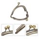 thumbnail image 4 of Metal Monedero Marcos - 2.56 5uds Beso Bloqueo Broche Marco Arco Relieve Embrague Marco Asas para Monedas Monedero Costura Bolso Fabricación Bricolaje Artesanía, Bronce, 4 of 6