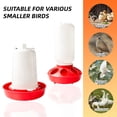 thumbnail image 5 of WLGJL Plastic Chick Feeder and Waterer Kit,0.3Gal Feeder and 0.4Gal Waterer with 3 Adjustable Heights for Baby Chicken Duck Brooder,2PCS, 5 of 7
