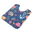 thumbnail image 7 of Yayeee Bath Rug for Bathroom Floor Non Slip Contour Fluffy Soft Absorbent Mat, 20"x24", Pink Jellyfish, 7 of 7