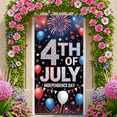 thumbnail image 5 of Patriotic Stars Independence Day Fireworks Banner Colorful Balloons 4th July Celebration for Holiday Decor Party Event Festivities, 5 of 7