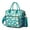 Blue-green-5, variant on Chic Retro Insulated Cooler Bag - Large Leakproof Multi-Pocket Tote with Ethnic Floral Design