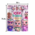 thumbnail image 4 of Cry Babies Baby-theme Bathroom Shower Curtain Home Decor,Bath Curtains Durable Waterproof Bath Curtain , Adluts Girls Boys Bathroom Decor House Gifts 52x71inch（130cmX180cm）, 4 of 5