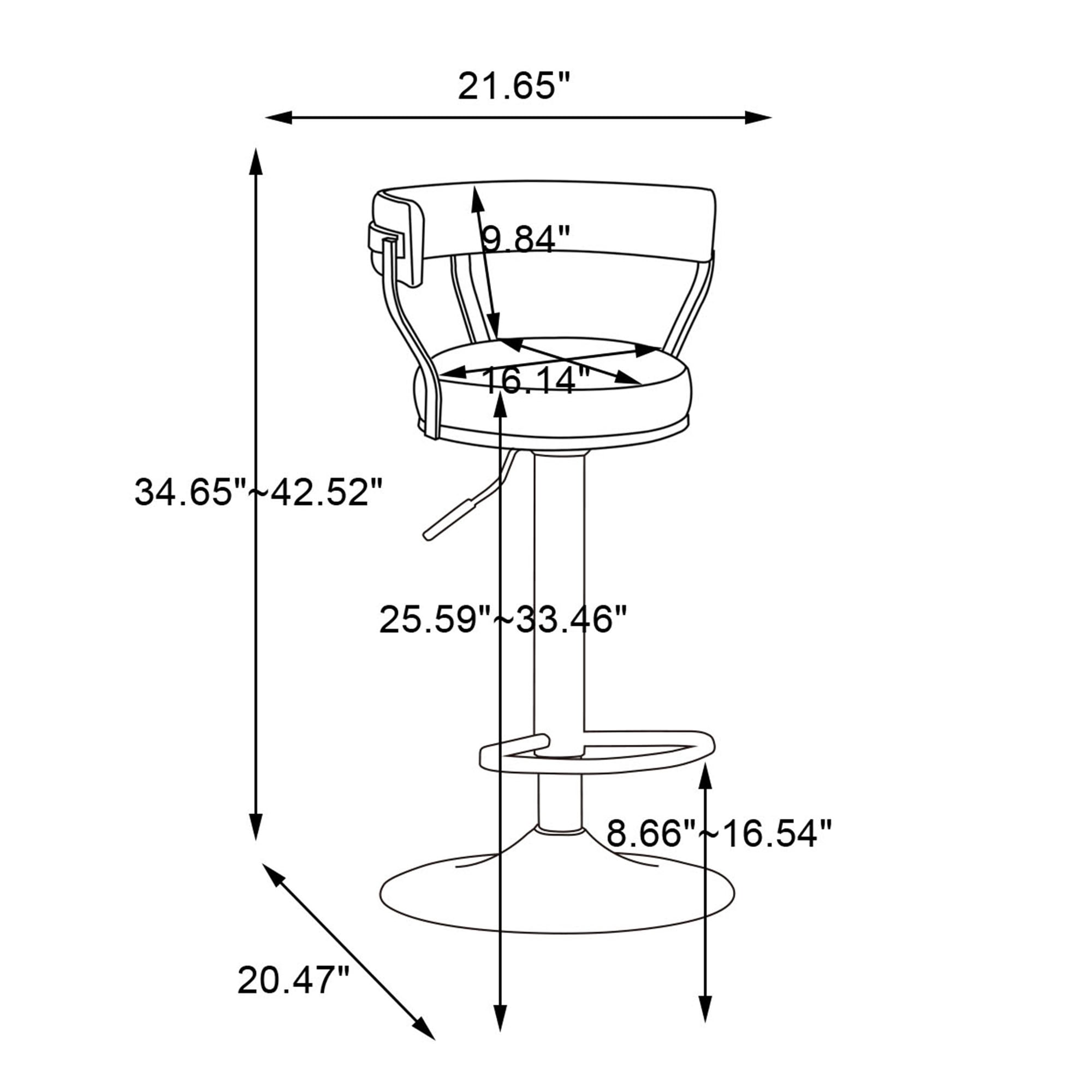 Kadyn Adjustable Counter Height Swivel Barstools with Back and Footrest for Home, Dark Green, 1PCS Kadyn Adjustable Counter Height Swivel Barstools with Back and Footrest for Home, Dark Green, 1PCS