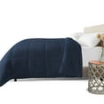 thumbnail image 3 of Clara Clark All Season Down Alternative Comforter, Twin, Navy Blue, Luxury Soft Duvet Insert, 3 of 5