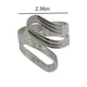 thumbnail image 3 of Abrazaderas Magnéticas para Cortinas, 1 Pieza de Flores de Cristal Brillantes, Hebillas para Cortinas con Alambre Elástico de Alta Elasticidad para Decoración Del Hogar (Plateadas), 3 of 6