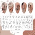 thumbnail image 1 of Placas de estampación de uñas patrón de personajes locos placa de Arte de uñas imágenes de línea de plantilla Wmkox8yii hjk1316, 1 of 1