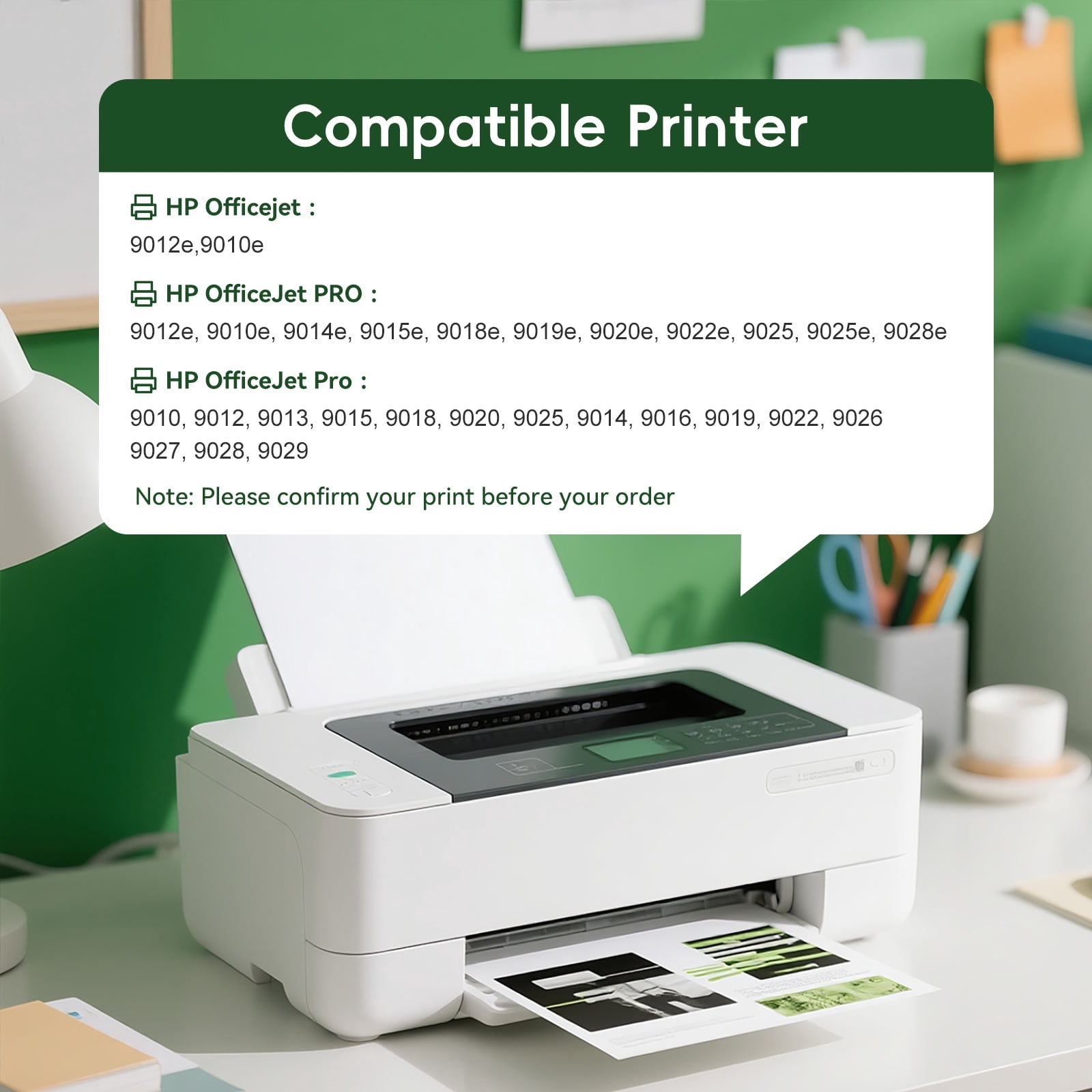 962XL Ink Cartridge Compatible for HP 962 Ink Cartridges Combo Pack  (4 Packs)