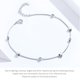 thumbnail image 2 of Brazalete ajustable de plata Qarigey con estrella y corazón para mujer, 2 of 6