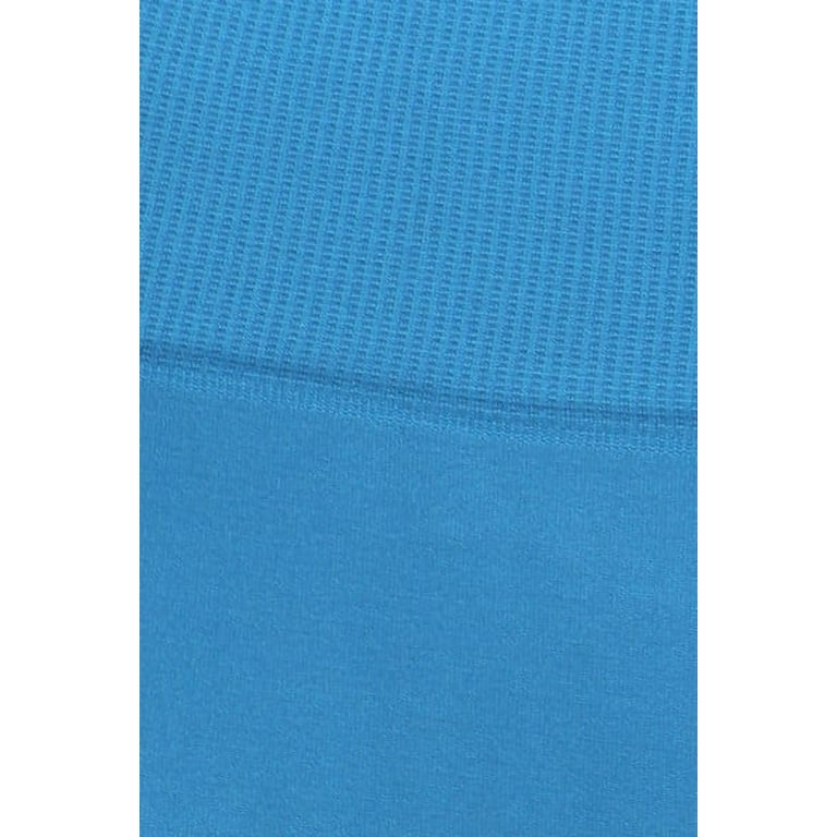 K-Cliffs Women's Solid Color Super High Waist Leggings wt/5½ Waistband,  Sky Blue. 95% Polyester, 5% Spandex 