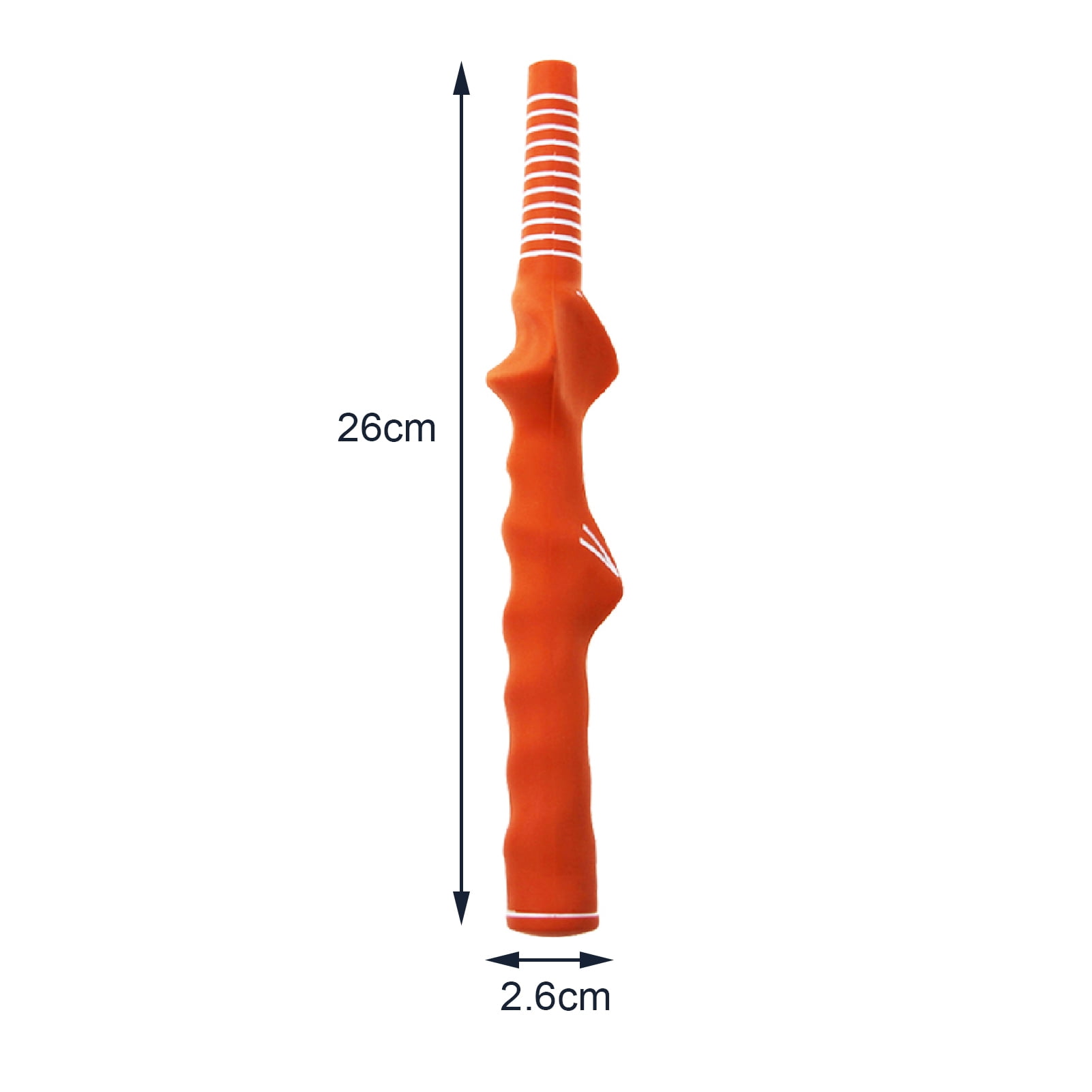 Opolski Golf Training Handle Beginner-friendly Anti-slip Professional Replacement Golf Club Grip Right Hand Training Handle for Practice Black