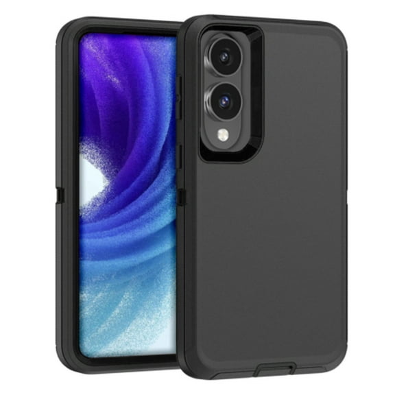 Heavy Duty Rugged Case for Galaxy S25 Edge (BLACK)