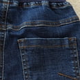 thumbnail image 6 of Staki Toddler Jeans Boys Baggy Jeans Kids Casual Straight Leg Loose Fit Denim Pants with Pockets(Blue,11-12 Years), 6 of 9