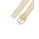 thumbnail image 2 of Cinturones de cintura delgados para mujeres Inspire Chic, cinturones trenzados bohemios para vestido, hebilla de metal 22.83-33.07" Beige, 2 of 4