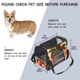 thumbnail image 3 of Peach Luxury Pet Bag with 900D Oxford Fabric, Nylon Webbing - 17x10x11.8 in, 43x26x30 cm - Comfortable and Stylish Carrier for Small Dogs and s, 3 of 7
