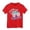 Red, variant on Shadoumai Easter Egg Bunny Kids T-Shirt Spring Toddler Boys Girls Holiday Outfit