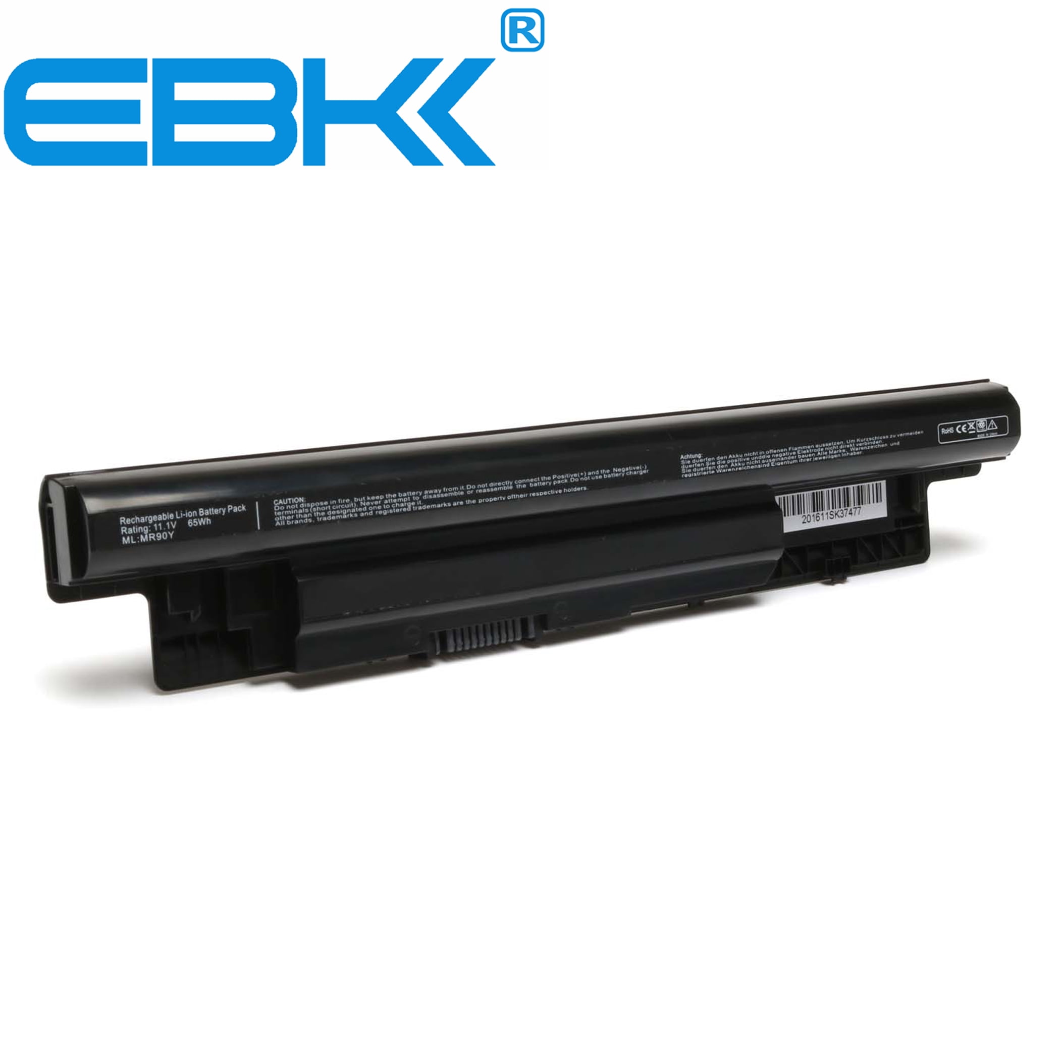 hedge Allergic temperature EBK 6-Cell 11.1V 65Wh High Performance MR90Y Laptop Battery for Dell  Inspiron 14 15 17 14R 15R 17R, Latitude 3440 3540, Vostro 2421 2521 -  Walmart.com