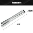 thumbnail image 2 of 3pcs Ice Tongs for Ice Bucket, Serving Tongs,Bar Tongs304 Stainless Steel, for Bar Kitchen RestaurantS, 2 of 5