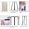 thumbnail image 5 of Transparent Insulated Curtain Magnetic Thermal Cover Screen Door Self-Closing Privacy Screen Hands Free for Patio Bedroom Kitchen Air Conditioner Room, 5 of 6