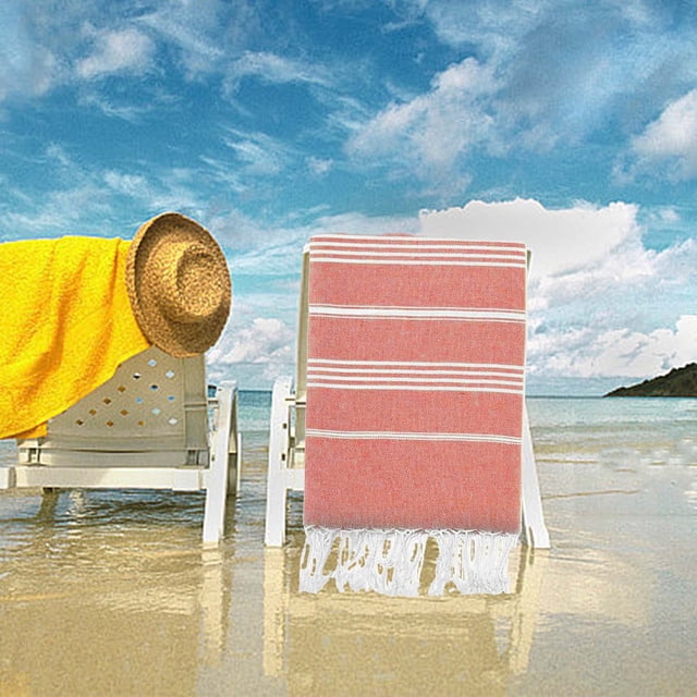 Fine Fiber Beach Towel, Lightweight & Compact Bath Towel, Sand-Proof Microfiber, Fast Drying Travel & Pool Towel, Multifunctional Beach Blanket, JKODE