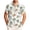 Coffee, variant on Men's Short Sleeve Button Down Casual Hawaiian Shirts Summer Beach Holiday Tropical Palm Tree Sunset Printed Big and Tall Regular Fit Tops Trendy Graphic Tees Shirt Beige XXL