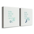 thumbnail image 2 of The More I Like My Cat - Premium Gallery Wrapped Canvas - Ready to Hang Set of 2 - 40 x 40 Each, 2 of 6
