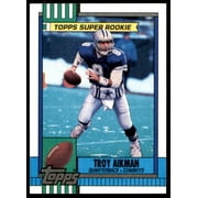 Troy Aikman Card 1990 Topps #482