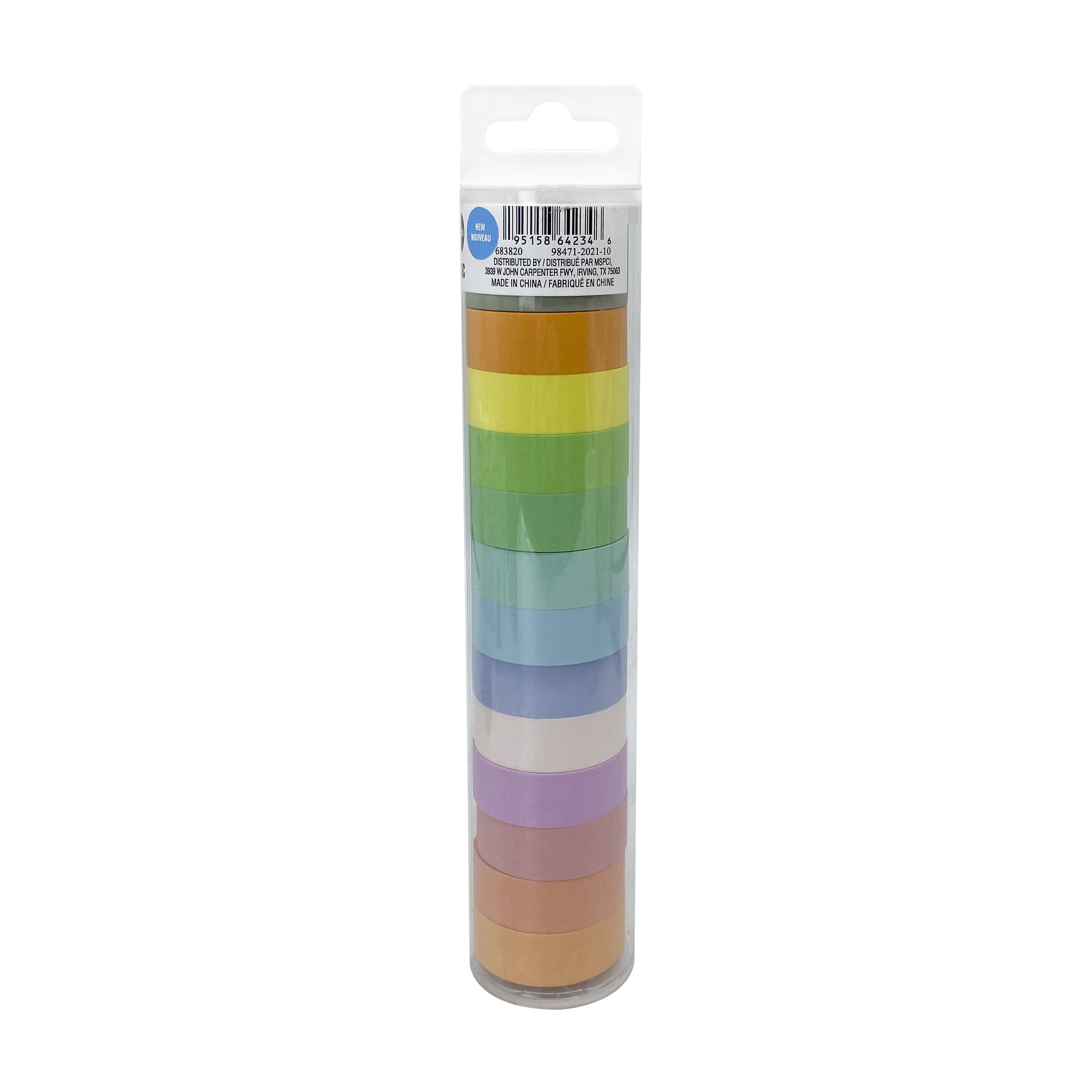Solid Pastel Crafting Washi Tape Set by Recollections